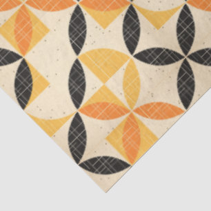 Mid Century Modern Halloween Decoupage Pattern Tissue Paper