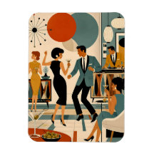 Mid Century Modern Hip Martini Dance Party