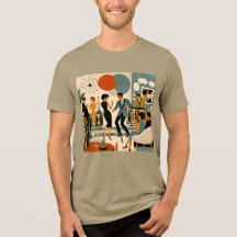 Mid Century Modern Hip Martini Dance Party