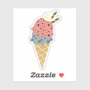Mid Century Modern Ice Cream Cone