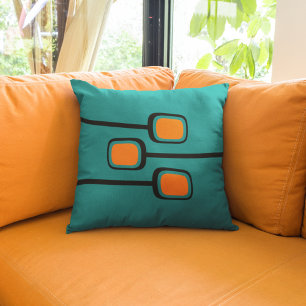 Mid Century Modern Inspired Branches Custom Colour Cushion
