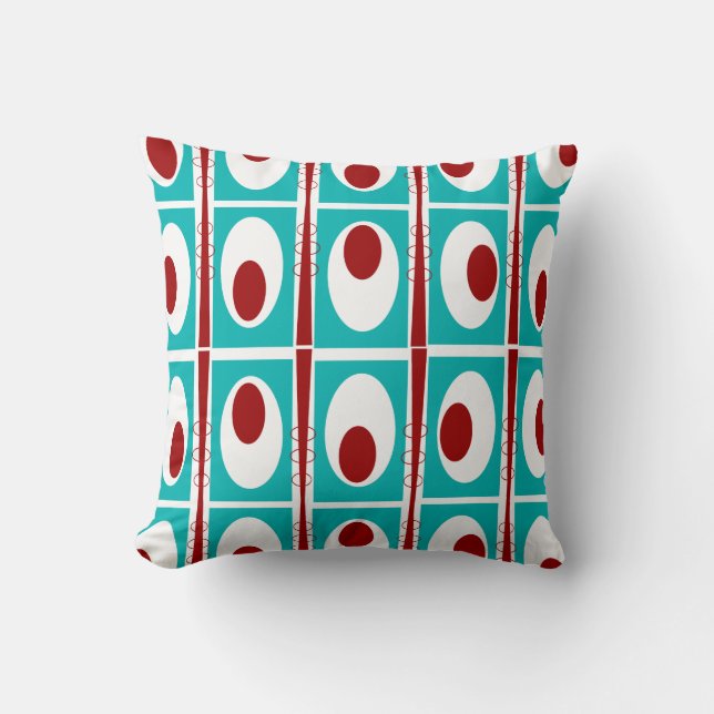 Mid-Century Modern Inspired Pillow #535 (Front)