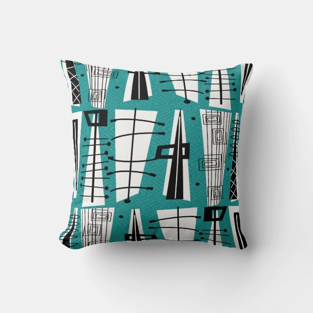 Mid-Century Modern Inspired Pillow #B13 (Front)