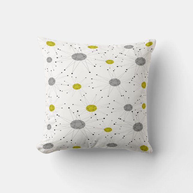 Mid-Century Modern Inspired Starburst Pillow II (Front)