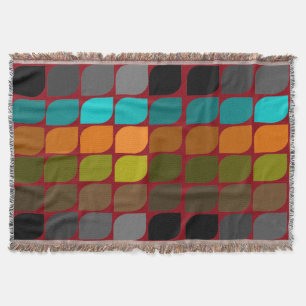 Mid-Century Modern Inspired Woven Blanket #22
