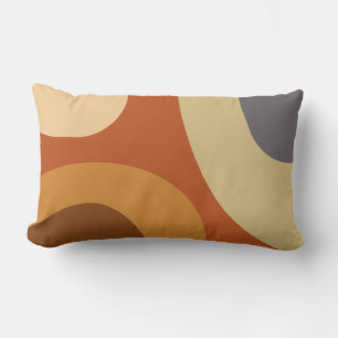 Mid Century Modern Large Shapes Lumbar Cushion