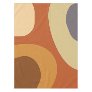 Mid Century Modern Large Shapes Tablecloth
