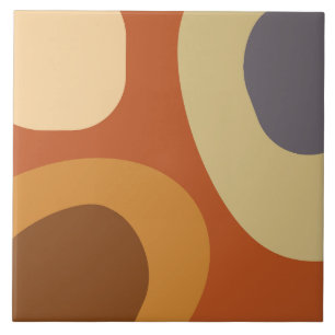 Mid Century Modern Large Shapes Tile
