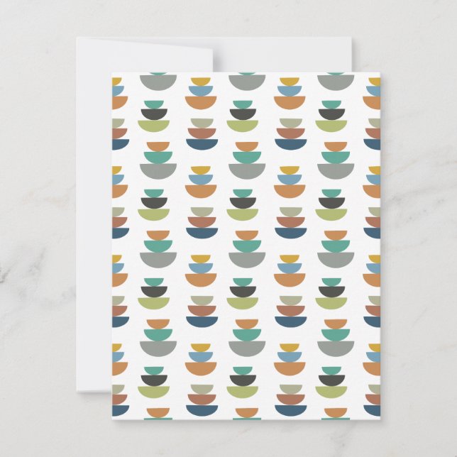 Mid-Century Modern Minimalism  Card (Front)