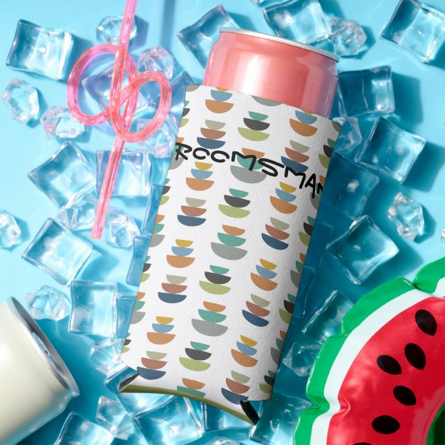 Mid-Century Modern Minimalism  Seltzer Can Cooler (In Situ Summer)