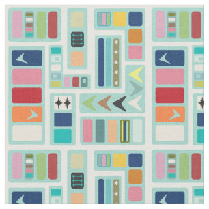 Mid-Century Modern Mix-up  Fabric
