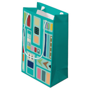 Mid-Century Modern Mix-up  Small Gift Bag