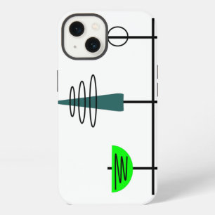 Mid Century Modern Mobile  iPhone 13 Case