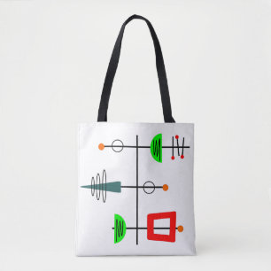 Mid Century Modern Mobile  Tote Bag
