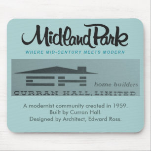 Mid-Century Modern Mousepad with authentic artwork