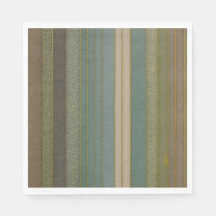 Mid Century Modern Muted Stripes Print