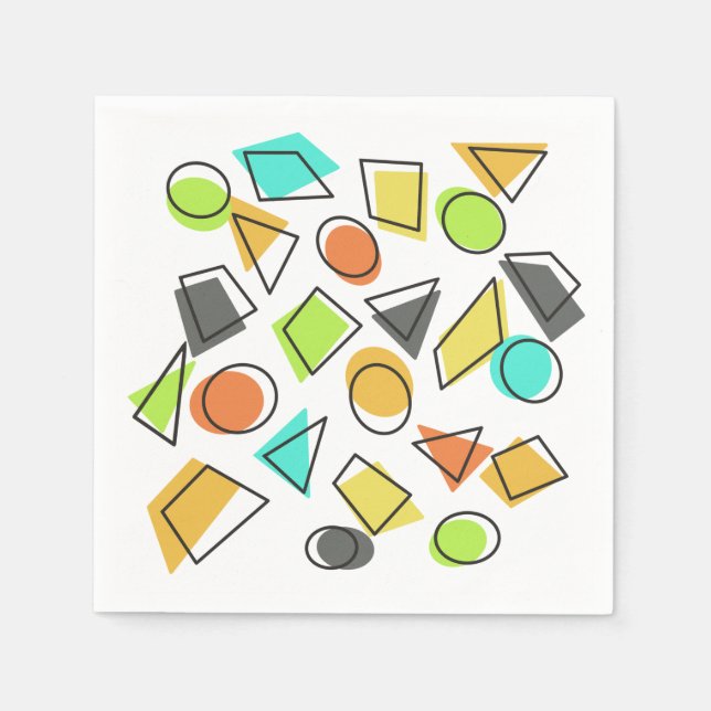 Mid Century Modern Napkin (Front)