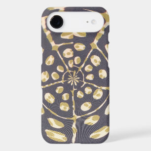 Mid-Century Modern   Olive Green Polka Dot Radial 