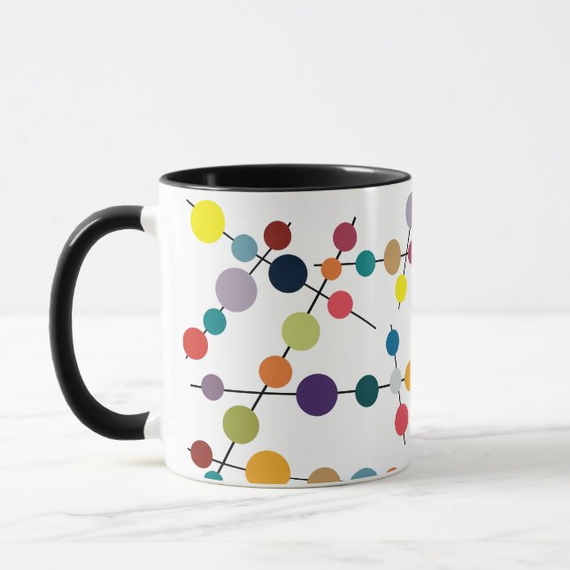 Mid-Century Modern Olives Mug (Left)