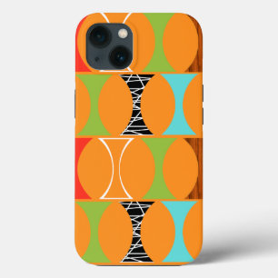 Mid Century Modern Orange Pattern iPad Air Case