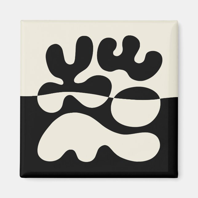 Mid Century Modern Organic Abstraction Magnet (Front)