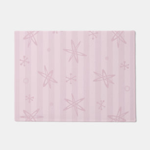 Mid Century Modern Pale Pink Doormat