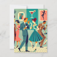 Mid Century Modern Party The Martini Dance