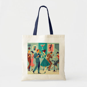 Mid Century Modern Party The Martini Dance Tote Bag