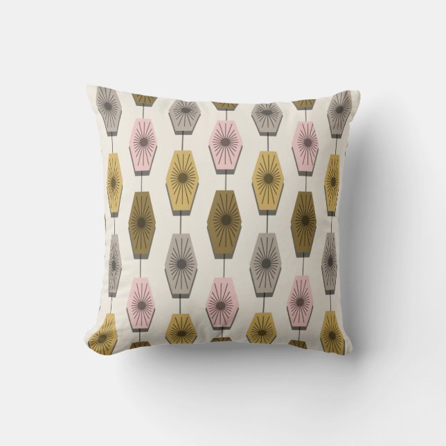 Mid Century Modern Pattern Cushion (Front)