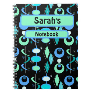 Mid Century Modern Pattern Notebook