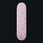 Mid Century Modern Pattern Soft Pastel Lilac Skateboard<br><div class="desc">Retro Mid Century Modern Pattern – Abstract Geometric Shapes – Minimalist Pattern in soft pastel lavender / purple / lilac and beige.</div>