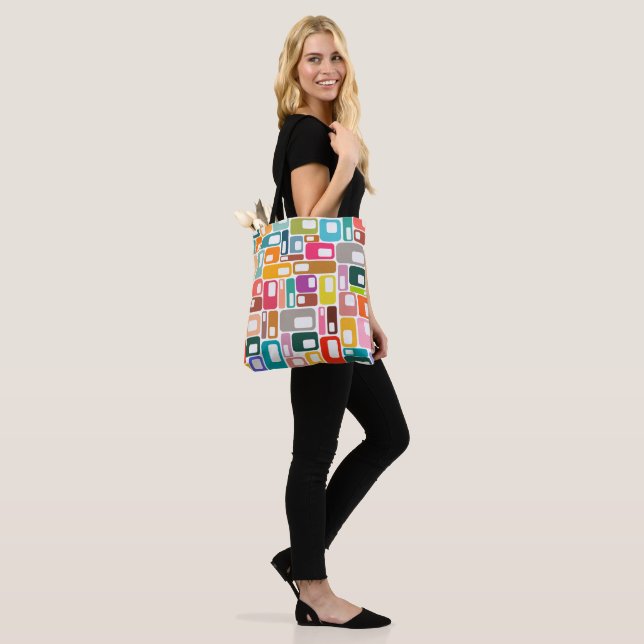 Mid-Century Modern Pattern  Tote Bag (On Model)