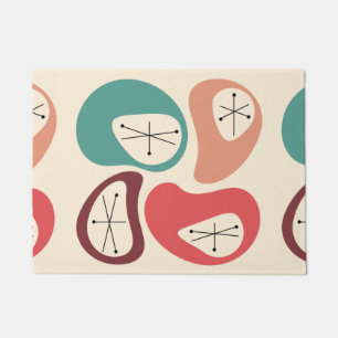 Mid Century Modern Pebbles 2 Doormat