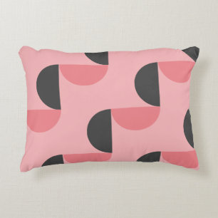 Mid-Century Modern Pink and grey  Decorative Cushion
