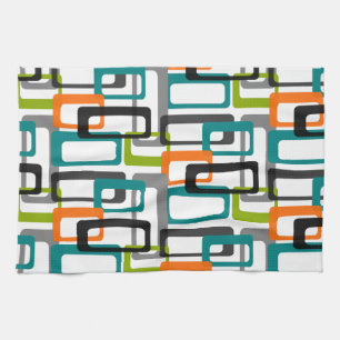 Mid Century Modern Print KITCHEN TOWEL