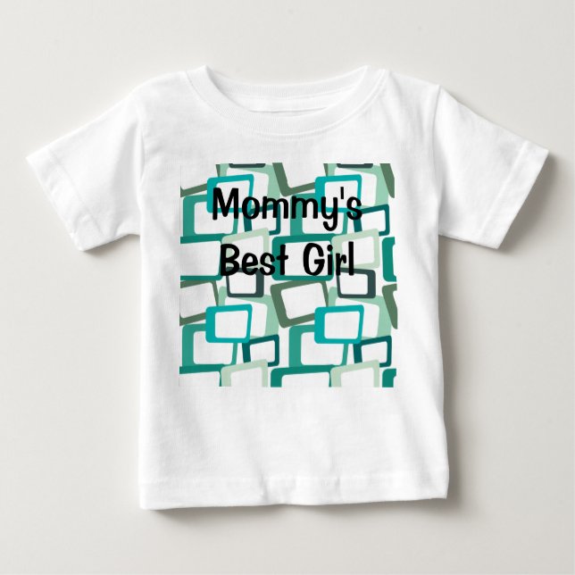 Mid-Century Modern Rectangles  Baby T-Shirt (Front)