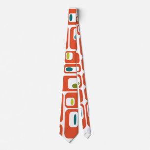Mid-century Modern Rectangles Tie