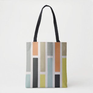 Mid Century Modern Rectangles Tote Bag