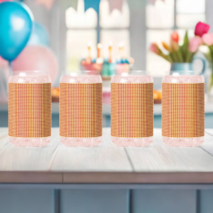Mid Century Modern Repeat Pattern Can Glass
