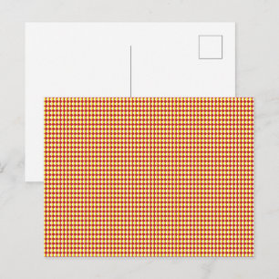 Mid Century Modern Repeat Pattern Holiday Postcard