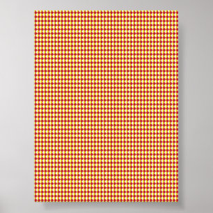 Mid Century Modern Repeat Pattern Poster