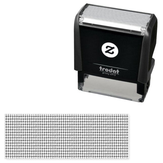 Mid Century Modern Repeat Pattern Self-inking Stamp (In Situ)