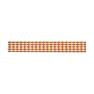 Mid Century Modern Repeat Pattern Wrap Around Label