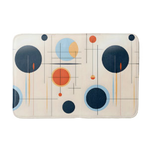 Mid-Century Modern Retro Atomic Bath Mat 