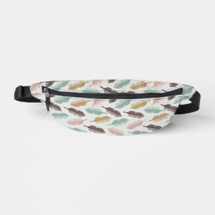 Mid-Century Modern Retro Feathers Fanny Pack