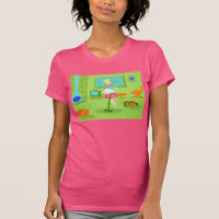 Mid Century Modern Retro Housewife T-Shirt