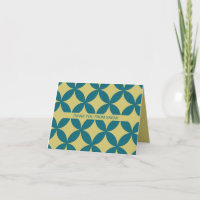 Mid-Century Modern Retro, Mod Teal & Gold