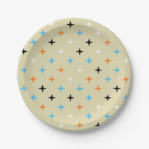 Mid Century Modern Retro Starburst Pattern