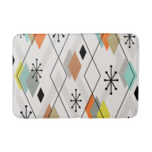 Mid Century Modern Scattered Diamonds