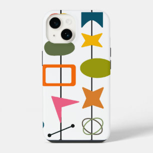 Mid-Century Modern Skewers iPhone 14 Case
